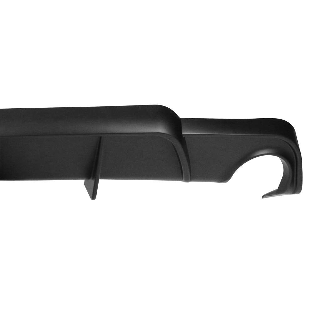 IKON MOTORSPORTS Rear Bumper Lip for 2006-2013 Lexus IS250/IS350, Black Polypropylene Underspoiler Splitter Valance Add-On