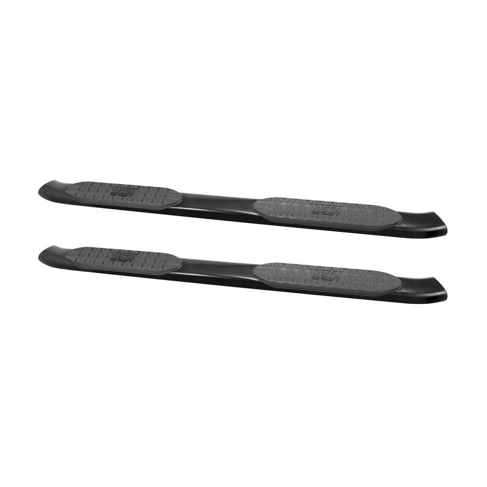 Westin 21-53255 Pro Traxx 5 Oval Nerf Bars Fits 2007-2021 Tundra Crewmax Black Pair