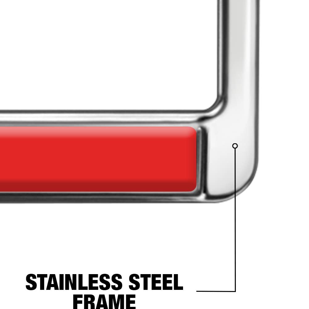 Texas Tech University Alumni Logo Full Size Standard License Plate Metal Frame