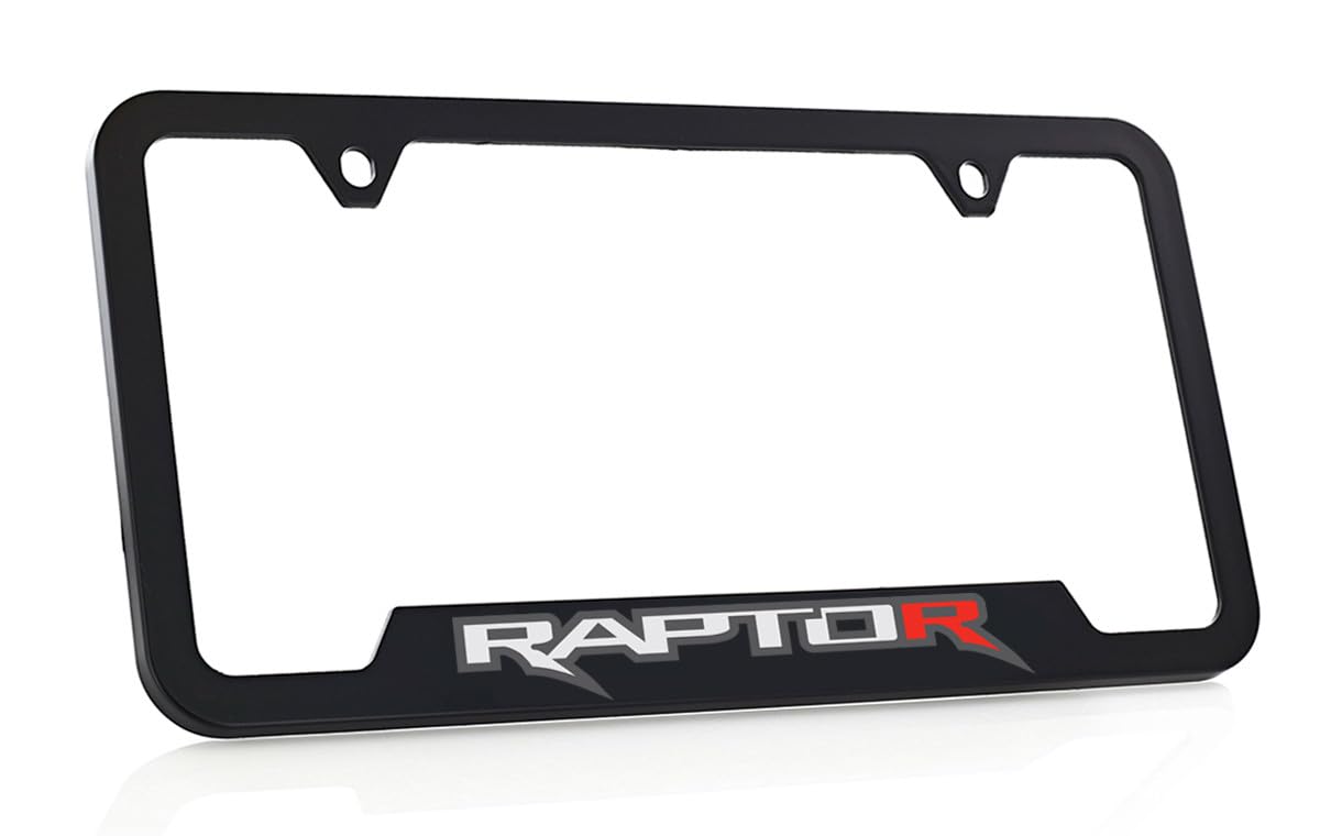 Ford Raptor UV Printed Plastic License Plate Frame