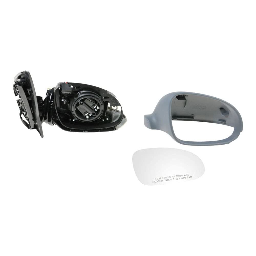 Trq Right Mirror Passenger Side Compatible With 2006-2009 Volkswagen Gti Rabbit Vw1321124