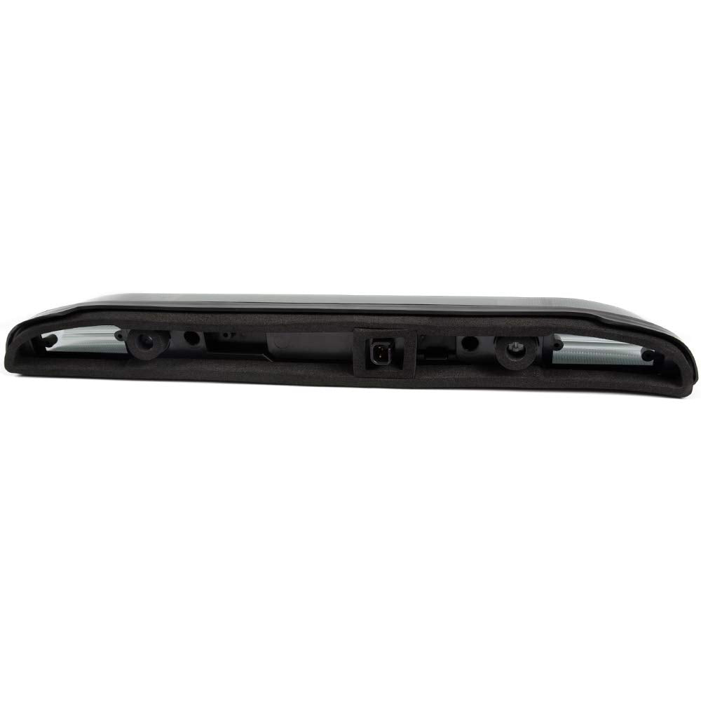 Cheda Third 3D Brake Lights, Compatible With 2001-2004 Nissan Frontier Pickup, Smoky Lens Clear Housing Led Bar Tail Cargo Lamp