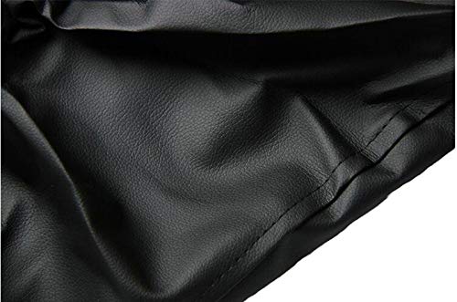 Comily Plus+ 13 Inch Universal Pvc Spare Tire Wheel Cover Waterproof Dustproof Protector-Plain Black(13'' For Diameter 22''-23''