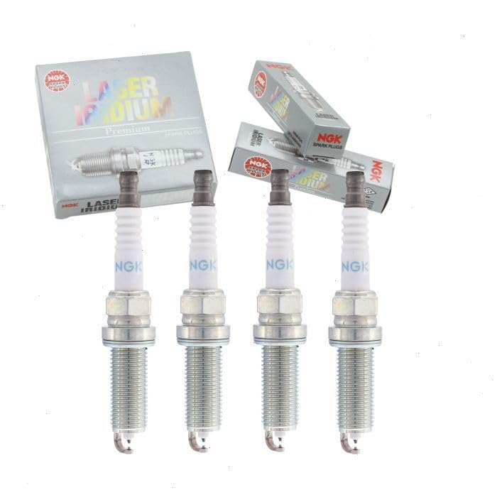 4 pc NGK Laser Iridium Spark Plugs compatible with Nissan Rogue Sport 2.0L L4 2017-2020