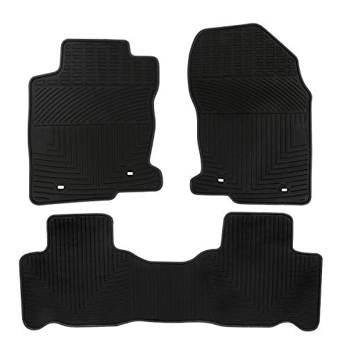 Matericuo Car Floor Mats Custom Fit For 2015-2021 Lexus Nx300 /Nx300H /Nx200T Black Rubber Auto Liner Mats All Weather Protectio
