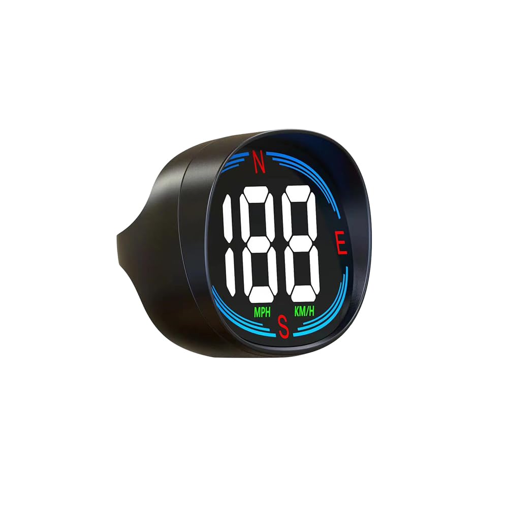Docbraces Universal HUD GPS Speedometer Plug and Play with USB Connection, Car Heads-up Display for All Vehicles, Displays MPH, 