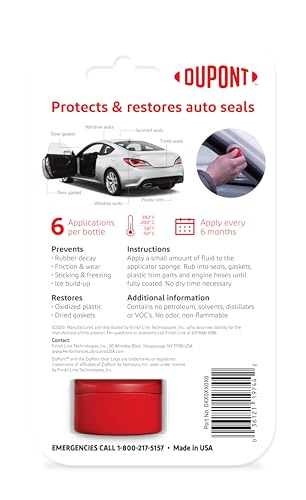 DuPont Rubber Saver Gasket Seal Trim Conditioner, 25ml - Rubber Material, Model D00156601