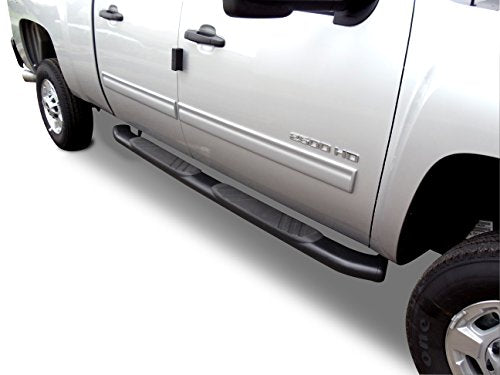 Go Rhino 685404787Cb 5 Oe Xtreme Composite Side Steps With Mounting Brackets Kit - Black For 19-24 Gmc, Chevrolet (Crew Cab Pickup)
