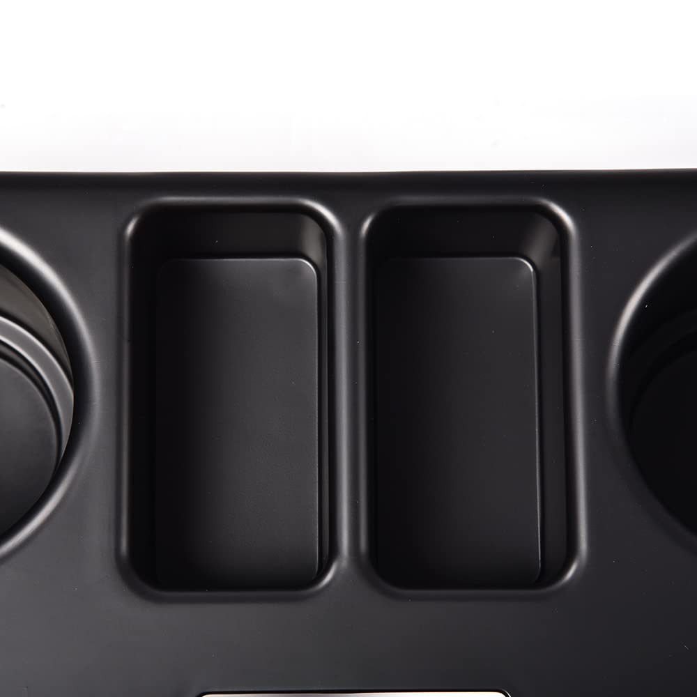 PIT66 Center Console Cup Holder, Black Plastic, Compatible with 1994-1997 Dodge Ram 1500 2500 3500, Model 02ITG3709ABKPIT