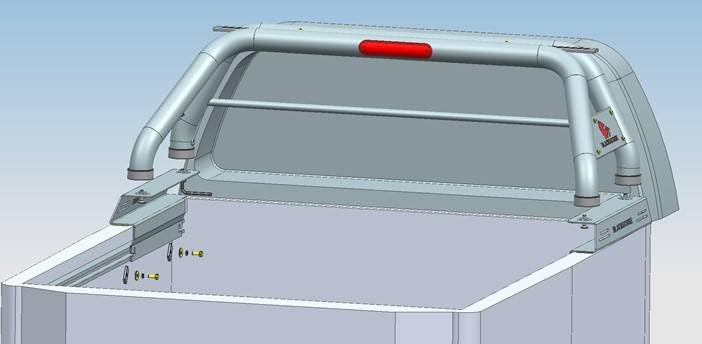 Black Horse Off Road Classic Roll Bar RB002BK for 19-24 Ram 1500, Black, Alloy Steel, Excludes Classic Models