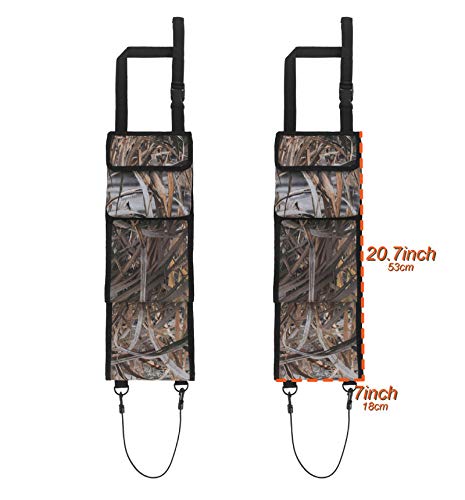 Mydays Seat Back Gun Rack, Gun Sling Bag, Camo Front Seat Gun Organizer Holder For Hunting Rifles/Shotguns(Camo)