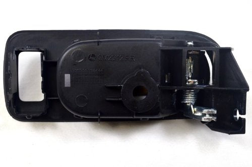 Pt Auto Warehouse Gm-2312Ma-Fr - Inside Interior Inner Door Handle, Black (Ebony) Housing With Chrome Lever - Passenger Side Fro