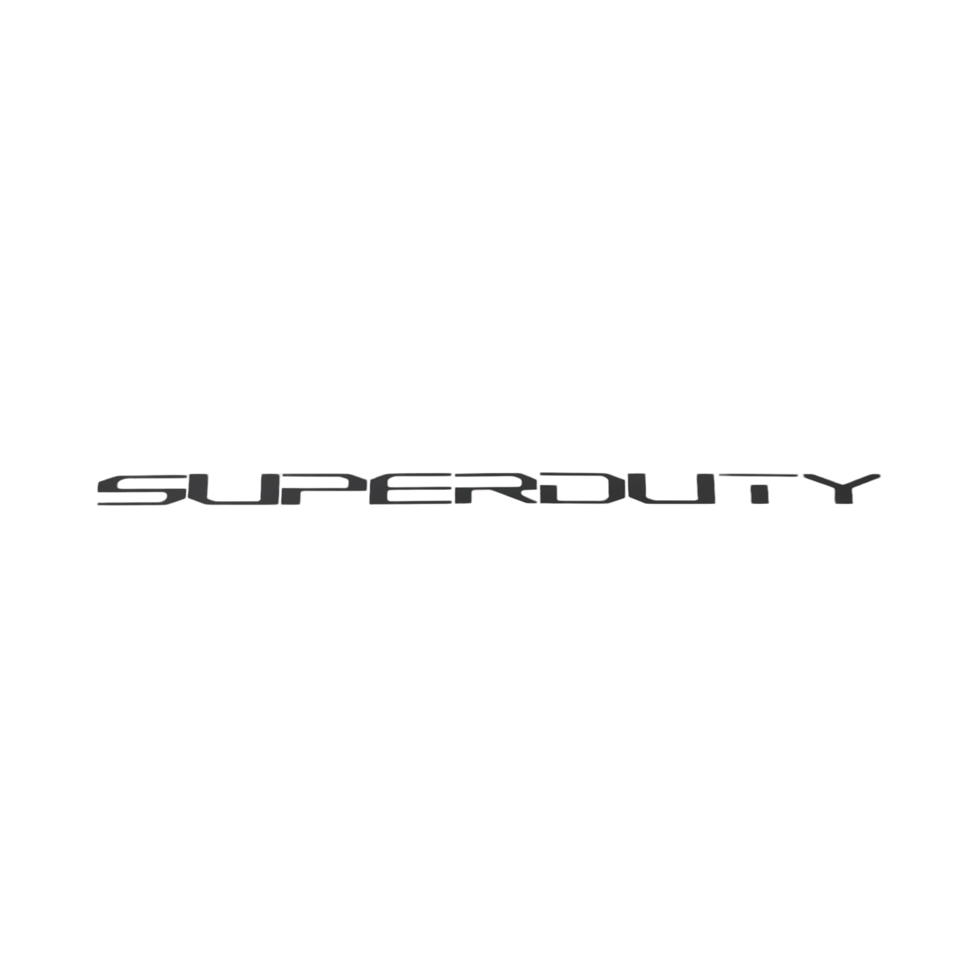 Eurosport Daytona- Compatible with 2023- Current, Super Duty Tailgate Lettering Kit (Matte Black)