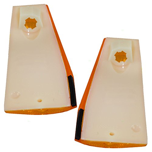 Brock Replacement Driver And Passenger Side, Side Marker Light Units With Single Headlights Compatible With 1984-1996 Cherokee 8