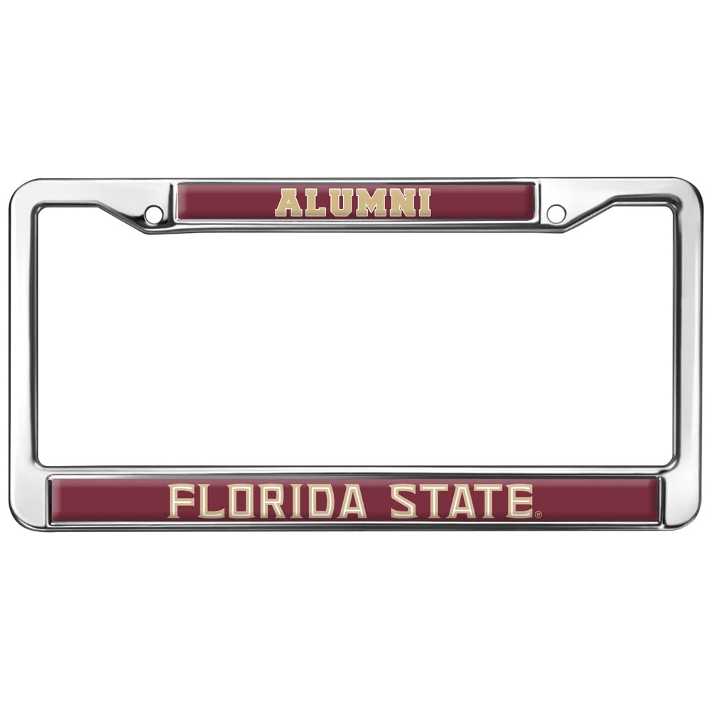 Florida State University Alumni Logo Full Size Standard License Plate Metal Frame