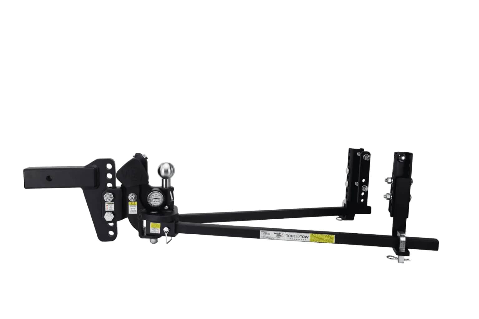 Weigh Safe True Tow Middleweight - Weight Distribution Hitch - Ball Mount Hitch with Anti-Sway Technology - 6 Drop, 2.5 Shan