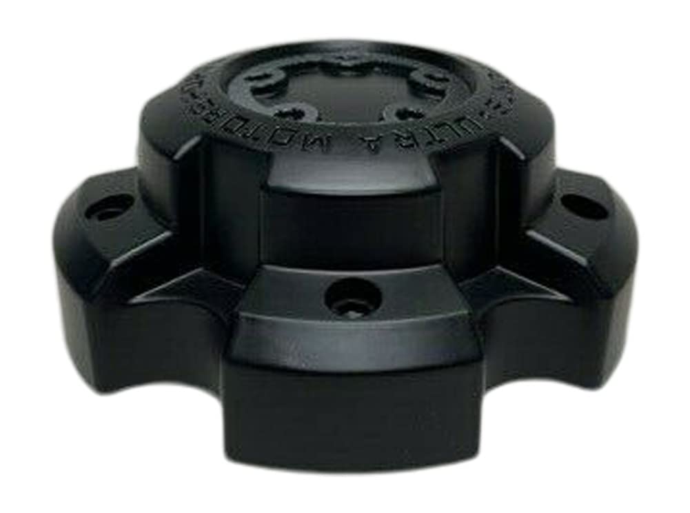 ULTRA Matte Black 5 Lug Wheel Center Cap 89-9855 C800802, 5x135 5x5