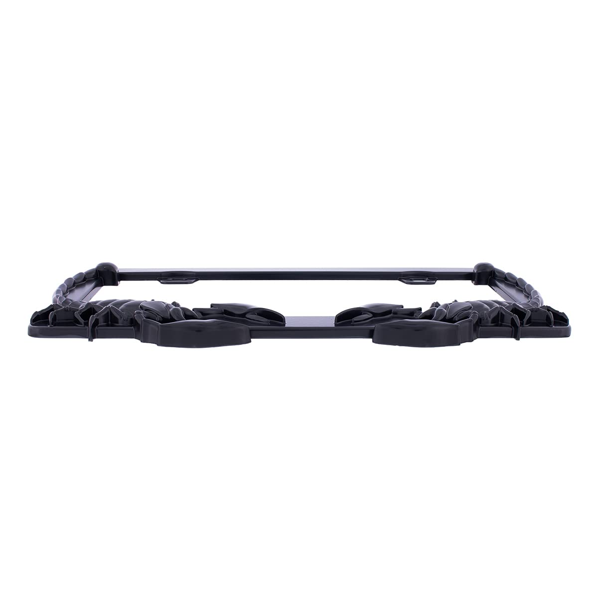 United Pacific Scorpion License Plate Frame - Black Die-Cast Metal, 12x6 inches, Model 50115, Durable Car Accessories for Trucks & RVs
