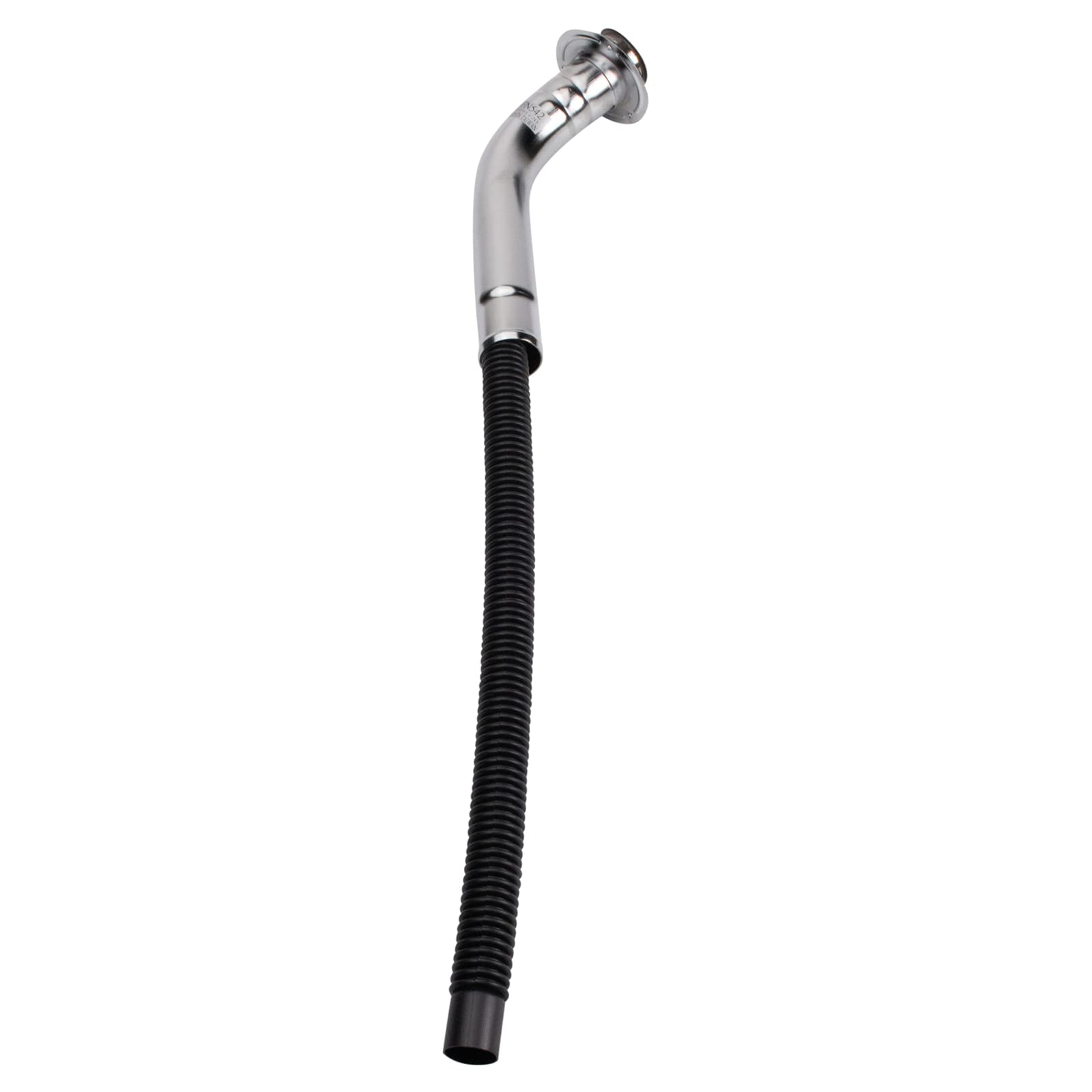 Trq Midship Tank Mounted Fuel Tank Filler Neck Silver Compatible With 1990-1996 Ford F-150 F-250 1997 F-250 Hd 1990-1997 F-350