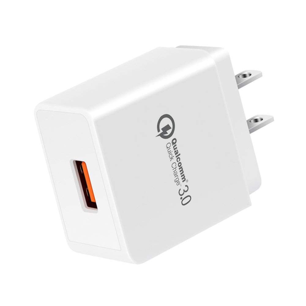 Quick Charge 3.0, 18W Usb Wall Charger Qc 3.0 Adapter 3A Fast Charger Compatible With Iphone 12 11 Pro X Xr Xs Max | Galaxy S21 