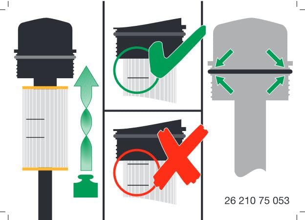 Mann Filter Cartridge Oil Filter HU 718/5 X, Pack of 1, Paper Material