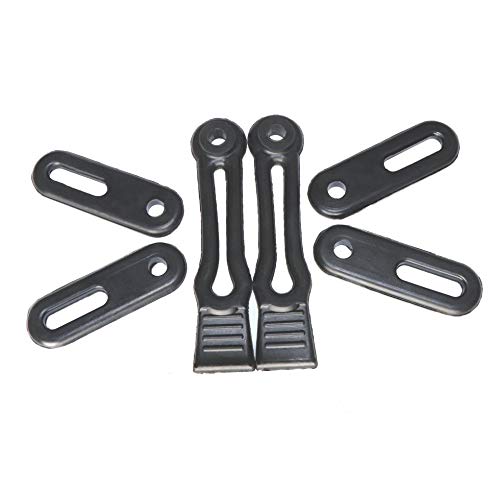 C CLINK Hood Strap Door Rubber Return Set for HISUN YAMAHA RHINO 450/660/700 UTV, HS400/500/600/700, MSU500, MASSIMO