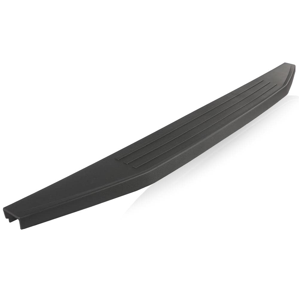 PIT66 Tailgate Moulding Cap for Ford F150 2015-2020, Plastic, Rear Spoiler Protector, Top Tailgate Cap, Not Fit Flex Step