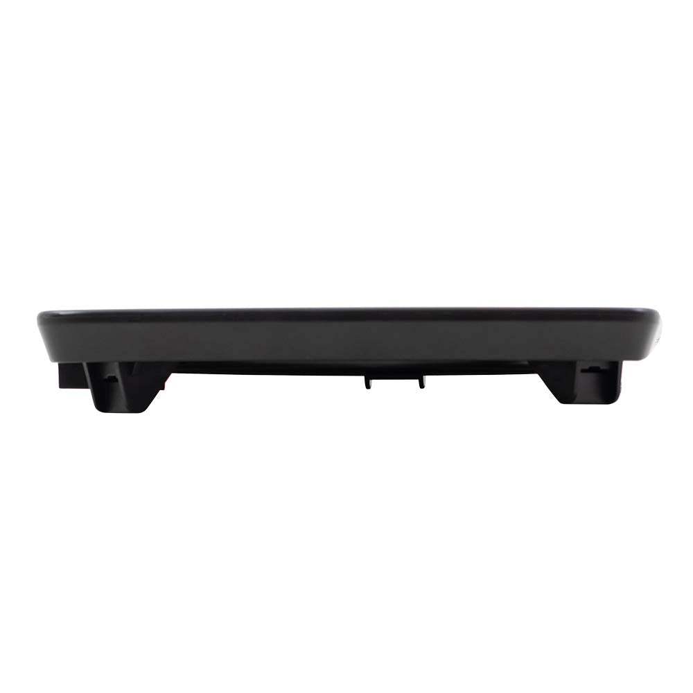 Brock Replacement Passenger Power Upper Tow Mirror Glass With Base Heated Compatible With 08-16 Super Duty Pickup