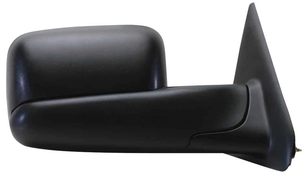 Fit System Passenger Side Towing Mirror for Dodge Ram PickUp 1500, 2500/3500, textured black, spot Mirror, flipout head, folda