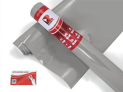 Avery Dennison Sw900 832-O Gloss Gray Supreme Wrapping Film Vinyl Vehicle Car Wrap Sheet Roll - (12'' X 60'' W/Application Card)