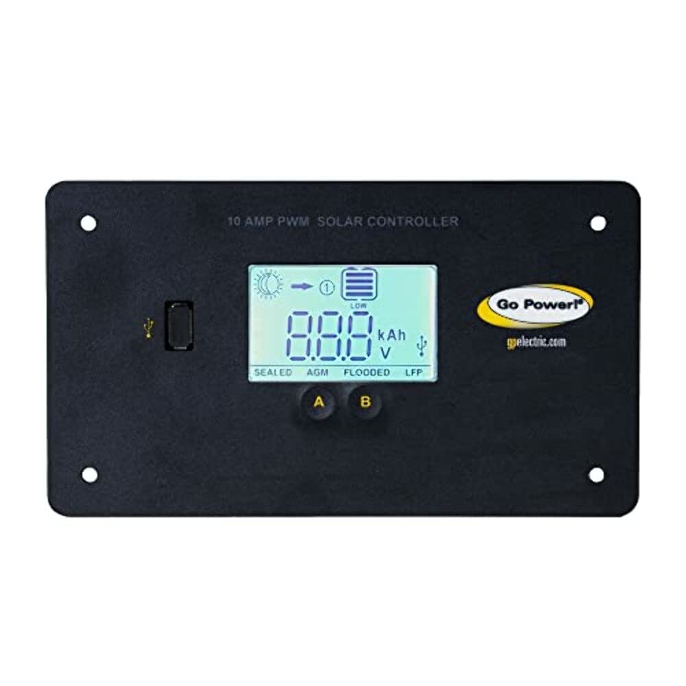 Go Power 80503 Gp-Pwm-10-Fm: 10 Amp Digital Solar