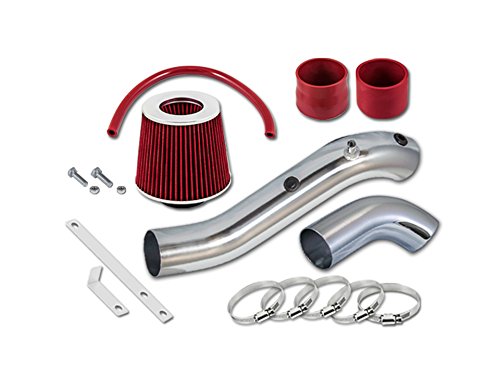 St Racing 3'' Red Cold Air Intake Kit + Filter For 04-09 For Dodge Durango 3.7L V6/4.7L 5.7L V8
