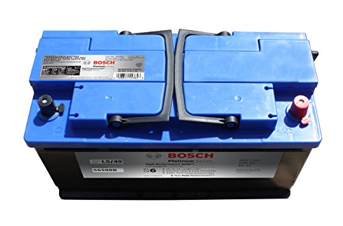 Bosch Automotive S6588B AGM Flat Plate Battery - Durable Metal Construction