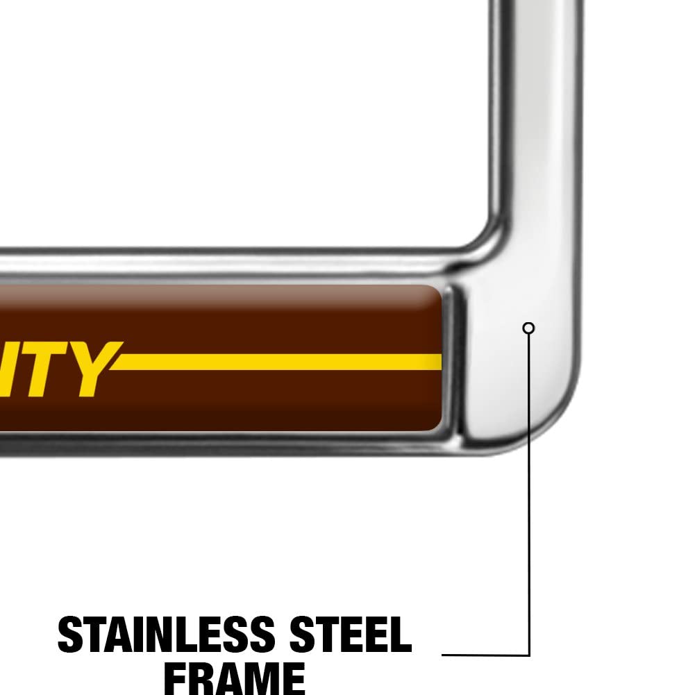 GRAPHICS & MORE Western Michigan Alumni Metal License Plate Frame - Full Size Standard, One Size, Western Michigan Color