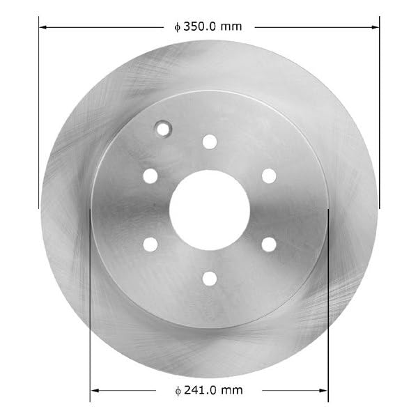 Bendix Premium Prt6098 Rear Brake Rotor For Infiniti Qx56 2013-2011, Qx80 2023-2014, Nissan Armada 2023-2017