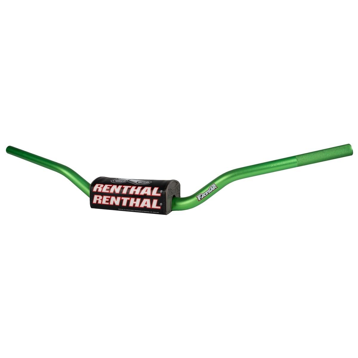 Renthal 604-01-Gn Fatbar 604 Rc Honda Cr/Crf 04-13 Kawasaki Kx/Kxf 06-13 - Green