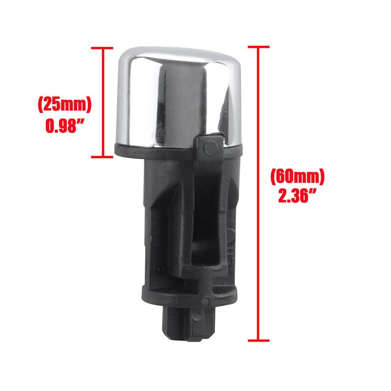 Muzzys Premium Replacement Oem Quality Shift Knob Shifter Button Handle Repair Kit With Spring Fits Honda Accord 1998 1999 2000