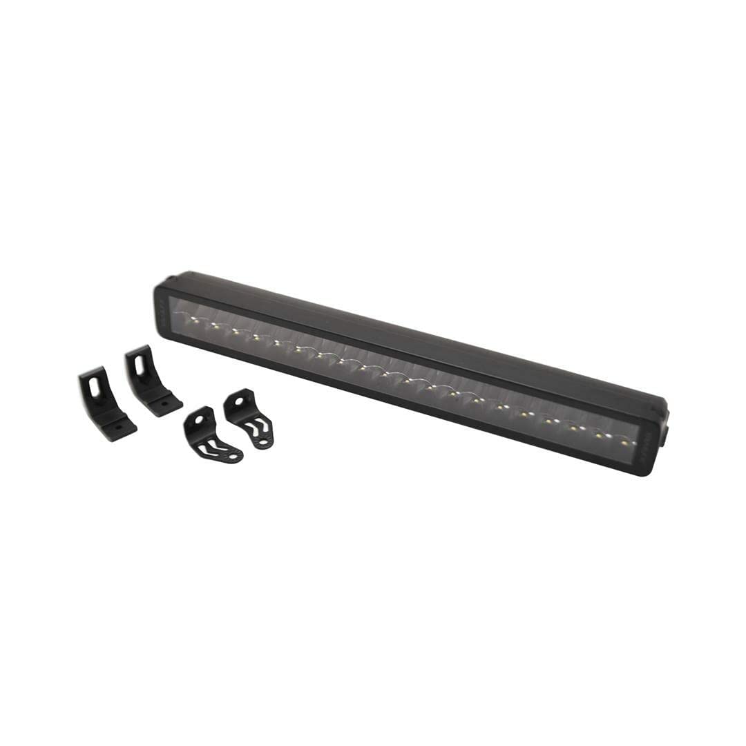 Trailfx 20 Inch Blacked-Out Dual Row Spot/Flood Combo Beam Led Light Bar For Off-Roading And Overlanding, 200W 15,400 Lumens, Premium Osram Led Chips, With Wiring Harness & Brackets