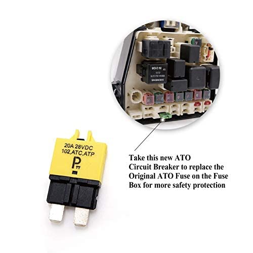 Parts Ptt Automotive Atc/Ato Circuit Breakers T3, Manual-Reset Thermal (20A, 3Pcs)