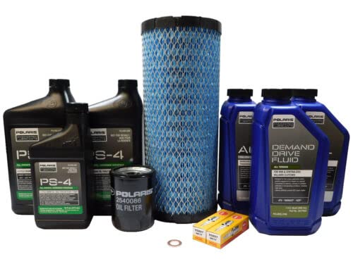 2019-2020 Polaris RZR S4 1000 EPS OEM 5W-50 Full Synthetic Oil Change Kit POL55