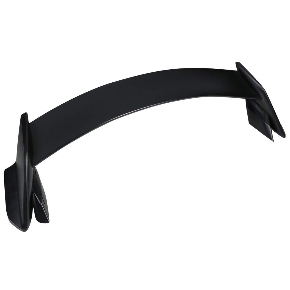 Trunk Spoiler Compatible With 2017-2021 Honda Civic Hatchback 4Door, Tr Unpainted Abs Rear Spoiler Wing Lid By Ikon Motorsports, 2018