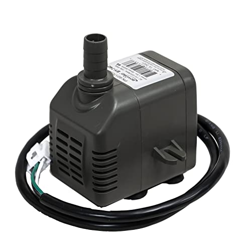 Hessaire 6017050 Pump for MC17, MC18M, MC18V Models - Black Plastic