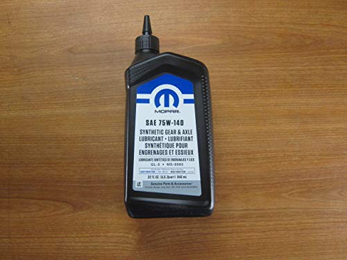 Mopar Synthetic Gear & Axle Lubricant, SAE 75W-140, 2 Quarts - OEM Quality