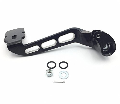 Xkh- Motorcycle Black Billet Rear Brake Lever Brake Pedal Foot Lever 3 Hollow-Out Compatible With 2014-Later Touring Trike Road 