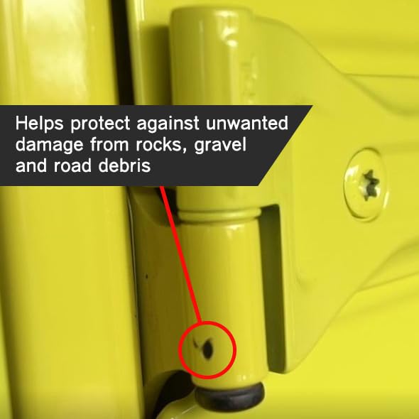 Rock Stopperz Door Hinge Protection Kit for Jeep Wrangler JL/JLU/Gladiator - Clear Polyurethane, Fits 2 or 4 Door Models (2019 - Current)