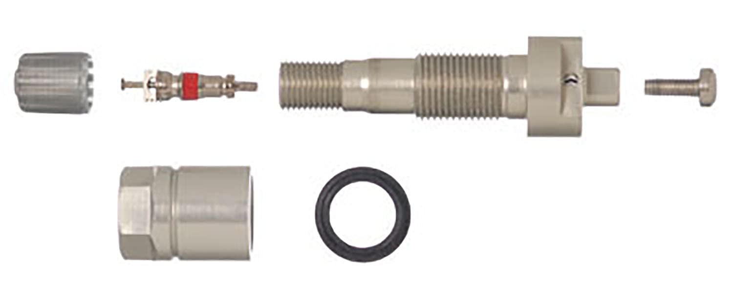 Schrader 34000 Aluminum Clamp-in Style Valve for TPMS Snap-in Sensor, 25 Count (Pack of 1)