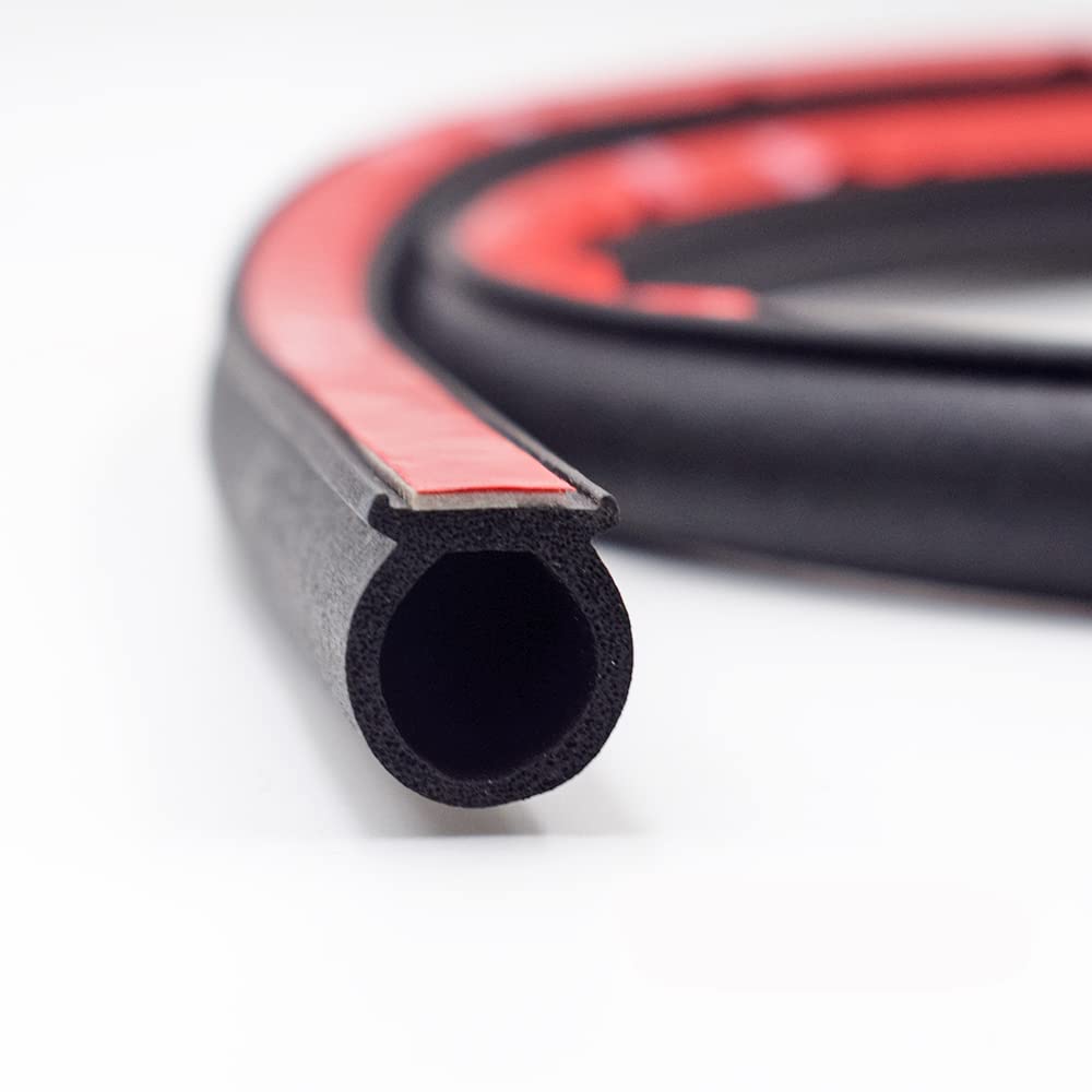 Kaixuan Automotive Universal New Weather Stripping Epdm Rubber Seal Strip D-Shape Self Adhesive Car Truck Door Window Weather St