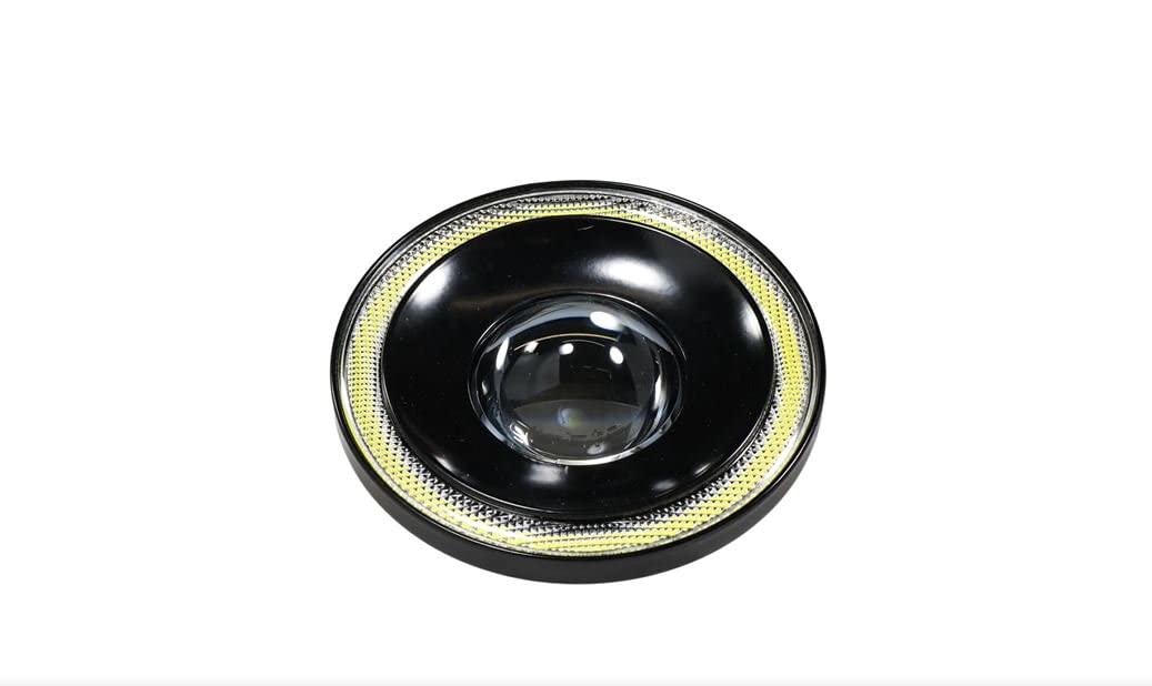 BlingLights White LED Halo Fog Lamps for 1993-2002 Pontiac Trans Am - Durable Aluminum Construction