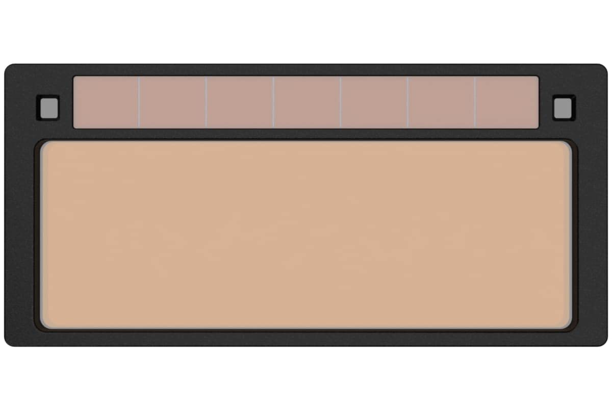 Tefuawe 2X4 1/4 Gold Welding Lens, Fixed Shade 10.5, Tig Rating 5 Amps, Thickness 0.19 , Hd Automatic Welding Lens For Pipeliner -Like New