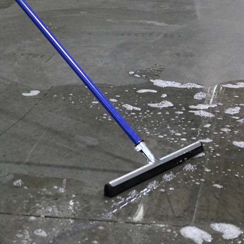 Ettore 61022 22-Inch Wipe and Dry Floor Squeegee, Rubber, Black